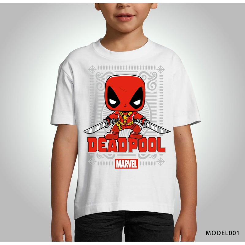 T-shirt Enfant Deadpool 12 modèles au choix