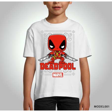 T-shirt Enfant Deadpool 12 modèles au choix