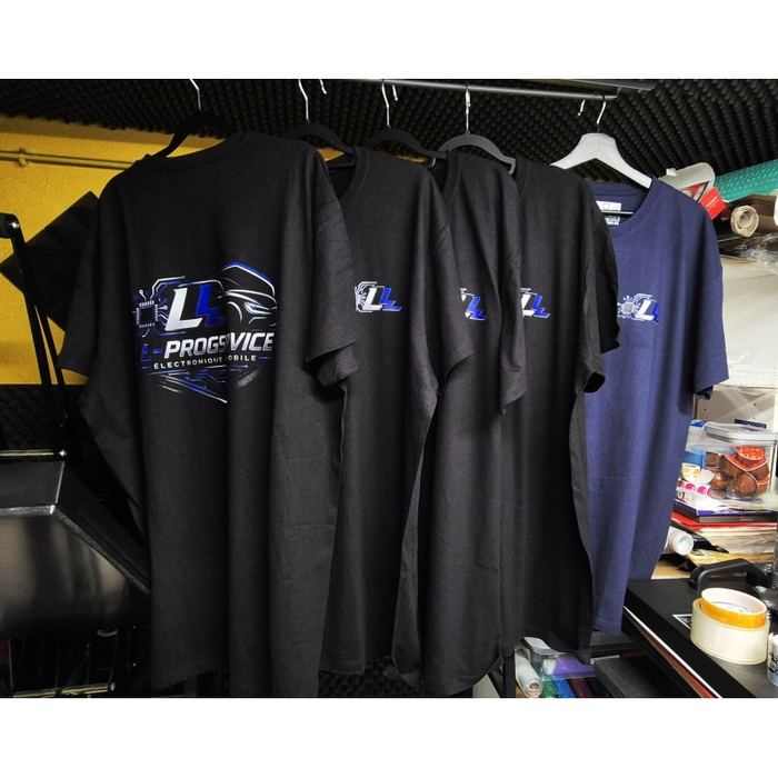 T-shirts personnalisés pour L Prog Service, réparation électronique mobile