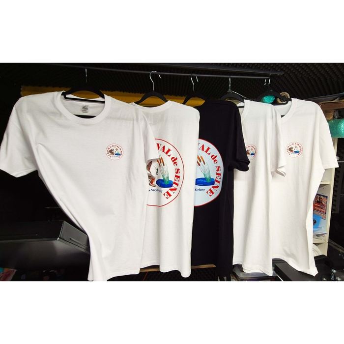 T-shirts personnalisés pour l'association de pêche AAPPMA Val de Seine